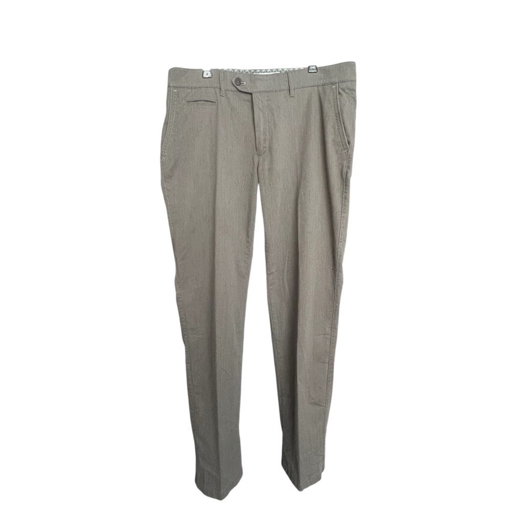 Brax Feel Good Everest Men’s Grey Chino Pants SZ 36x34 Office Casual Preppy